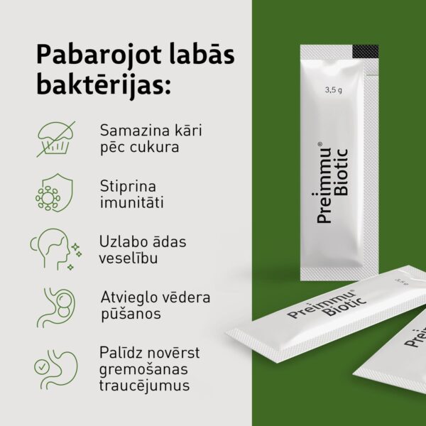 grafika par labajām baktērijām